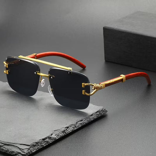 New Leopard-Head Glasses with Grain Glasses