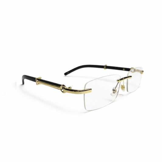 Elegant Transparent UV Protection Eyewear